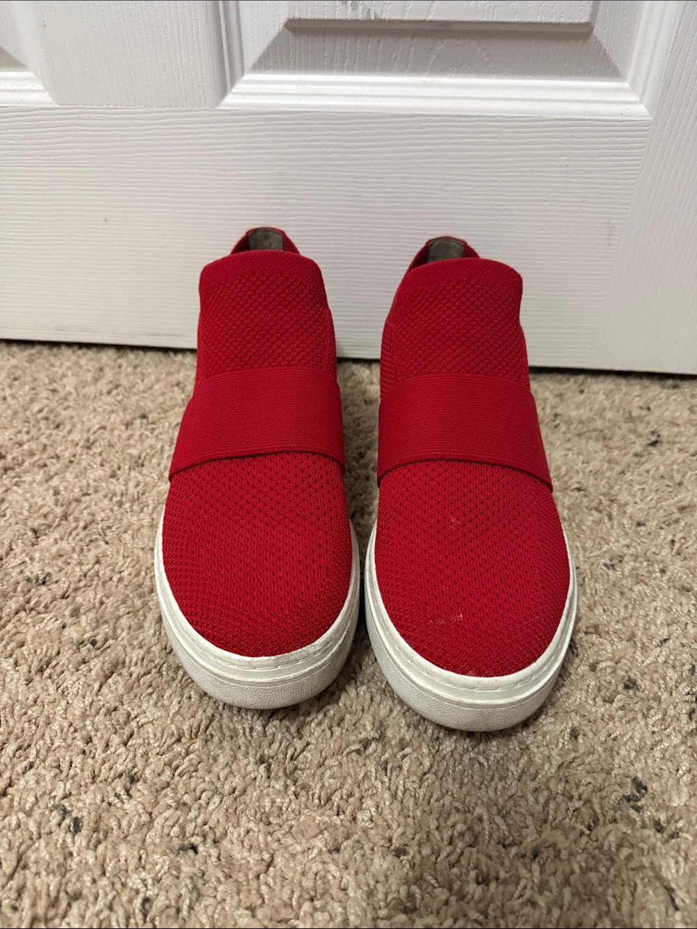 Eileen Fisher Red Knit sneakers